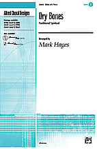 Dry Bones SSAA choral sheet music cover Thumbnail